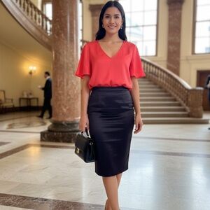 Michael Kors Red Blouse